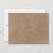 Cute Sunflower Bee Baby Shower サンキューカード (裏面)