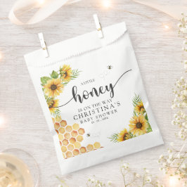 Cute Sunflower Bee Baby Shower フェイバーバッグ