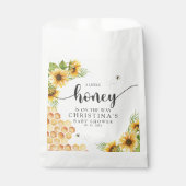 Cute Sunflower Bee Baby Shower フェイバーバッグ (正面)
