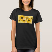 Cute Sunflower Saying Love Tシャツ (正面)
