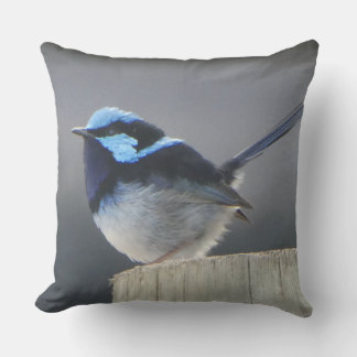Cute Superb Fairywren Cushion クッション