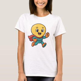 Cute Superhero Cartoon Tシャツ