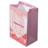 Cute Surprise Gift Bag | Open Me Gift Box | Fun Pa ミディアムペーパーバッグ (正面アングル)