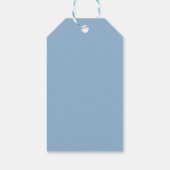 Cute Surprise Pregnancy Announcement Personalized ギフトタグ (裏面)