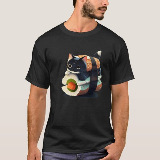 Cute Sushi Cat Tシャツ (正面)