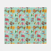 Cute Sweater Weather Fleece Blanket フリースブランケット (正面(横))