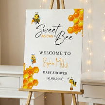 Cute Sweet As Can Bee ベビーシャワー 