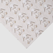 Cute Sweet Cream White Bunnies Christmas 薄葉紙 (詳細)