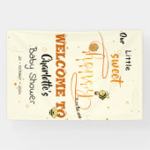 Cute Sweet Honey and Kawaii Eyeball Text 横断幕 (横)