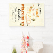 Cute Sweet Honey and Kawaii Eyeball Text 横断幕 (インサイチュ)