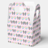  cute sweet rainbow hearts pastel gradient pattern フェイバーボックス (オープン)