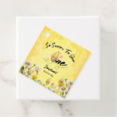 Cute Sweet To Bee One Wildflower 1st birthday フェイバータグ (インサイチュ)