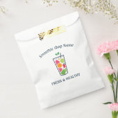 Cute Sweet yogurt Smoothies fruit Juice bar shop フェイバーバッグ (封をした状態)