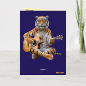 Cute Tabby and Tiger Greeting card シーズンカード (裏面)