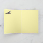 Cute Tabby and Unicorn Greeting Card シーズンカード (内部)