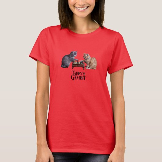 Cute Tabby's Gambit Woman's T-Shirt Tシャツ (正面)