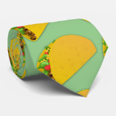 Cute Taco Pattern ネクタイ (ロール)