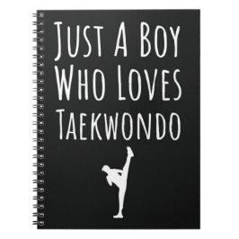 Cute Taekwondo Gifts For Baby Boys Kids TKD Lover ノートブック