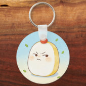 Cute Tamago Tofu Keychain キーホルダー (裏面)