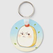 Cute Tamago Tofu Keychain キーホルダー (裏面)
