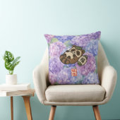 Cute Tanuki Throw Pillow | Japanese Folklore Hydra クッション (椅子)