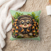 Cute Tarantula Kawaii Cushion Pillow クッション (ブランケット)