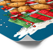 Cute Tato Le Christmas Tree Xmas Hat Long Sleeve  ポスター (角)