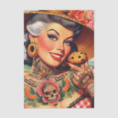 Cute Tattooed Summer Pinup 薄葉紙 (正面)