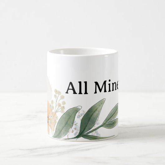 Cute tea cup.  All Mine コーヒーマグカップ (中央)