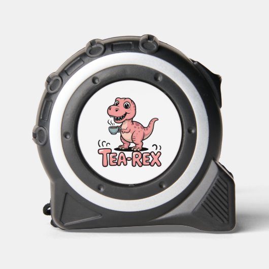 Cute Tea-Rex Pink Dinosaur – Sip Happens! メジャー (正面)