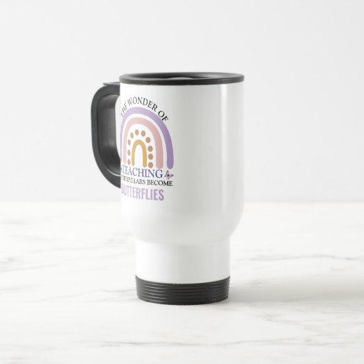 Cute Teacher Appreciation Mug – Back to School トラベルマグ (正面左)