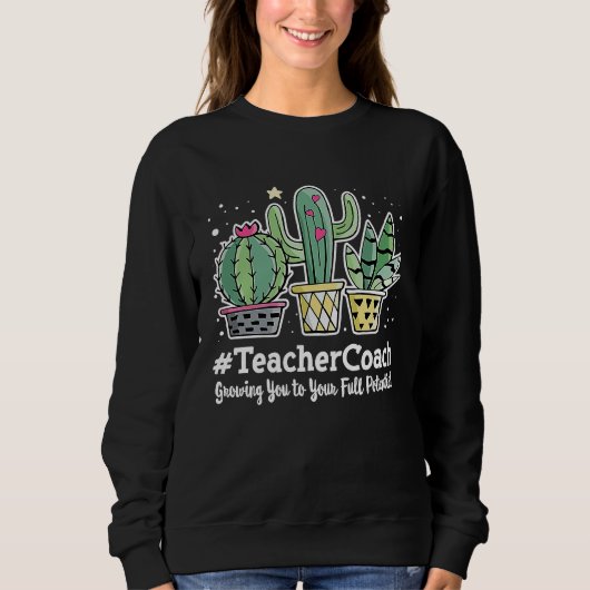 Cute Teacher Coach Appreciation Week Back to Schoo スウェットシャツ (正面)