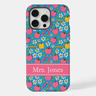Cute Teacher Phone Case | Personalized Name iPhone 15 Pro Maxケース