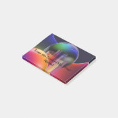 Cute Teacher Post-it Notes | Personalized Classroo ポストイット (アングル)