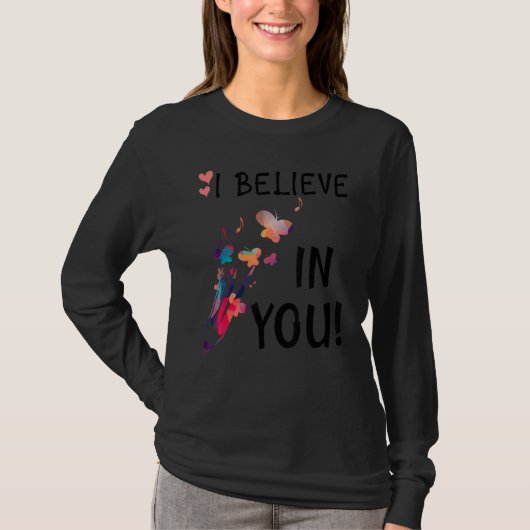 Cute Teacher Testing Day  I Believe In You  Best T Tシャツ (正面)