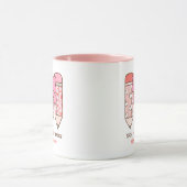 Cute Teacher's Valentine Pencil Custom マグカップ (中央)
