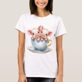 Cute Teacup Piglets Tシャツ (正面)