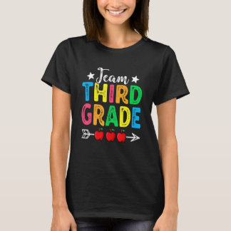 Cute Team Third Grade Teachers Students Back To Sc Tシャツ