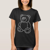 Cute Teddy Bear  1 Tシャツ (正面)