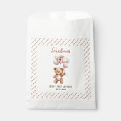 Cute Teddy Bear 1st Birthday | Sweet Bear  フェイバーバッグ (正面)