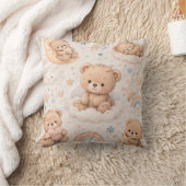 Cute Teddy Bear Baby Pillow クッション (ブランケット)