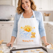 Cute Teddy Bear Baby Shower スタンダードエプロン