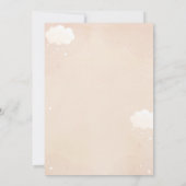 Cute Teddy Bear Baby Shower Invitation 招待状 (裏面)