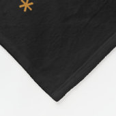 Cute Teddy Bear Christmas Tree Lights Santa Hat Fu フリースブランケット (角)