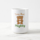 Cute Teddy Bear Coffee Mug – Motivational Gift Cup コーヒーマグカップ (中央)