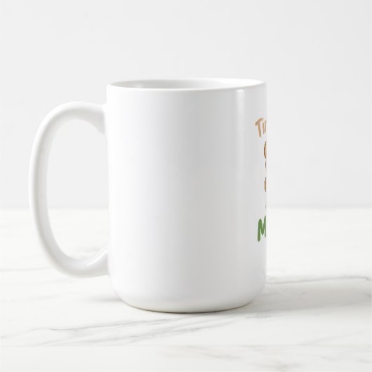 Cute Teddy Bear Coffee Mug – Motivational Gift Cup コーヒーマグカップ (左)