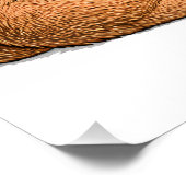 Cute Teddy Bear Couple in Love – Embroidered Style ポスター (コーナー)