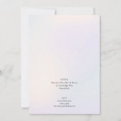 Cute Teddy Bear Gender Reveal Invitation 招待状 (裏面)