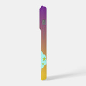 Cute Teddy Bear Holding Balloon Phone Case iPhoneケース (左側面)