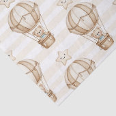 Cute Teddy Bear Hot Air Balloon Neutral Pattern 4 薄葉紙 (詳細)